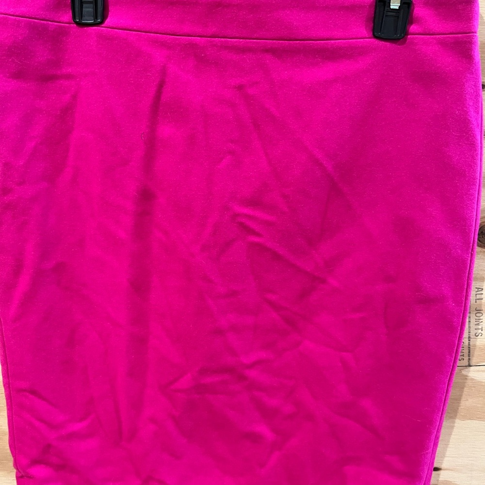 J. Crew Vibrant Pink Pencil Skirt